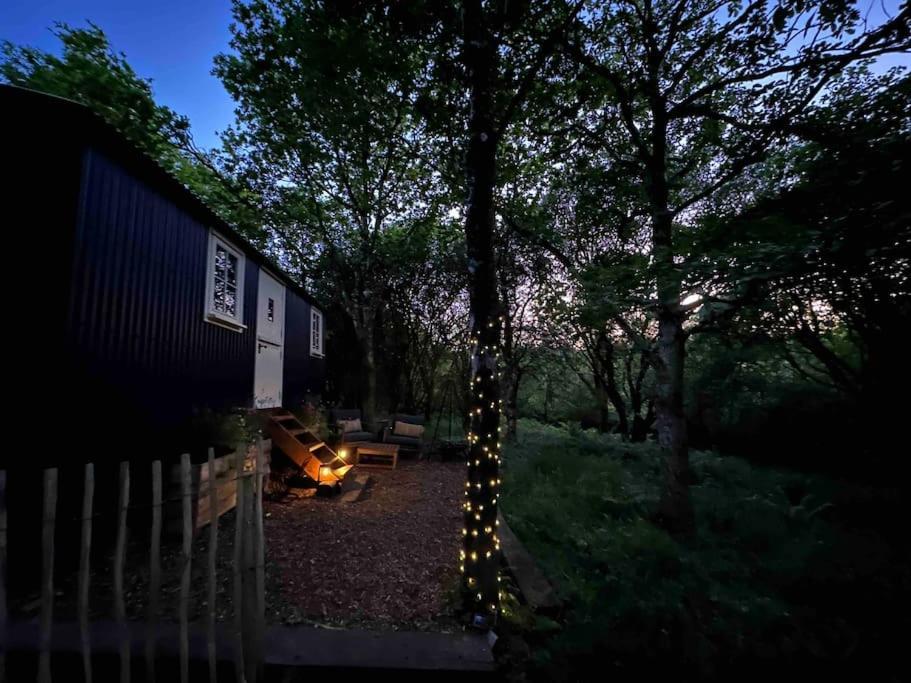 Cornwall Woodland Shepherd'S Hut - Dennis Hut Bodmin Esterno foto