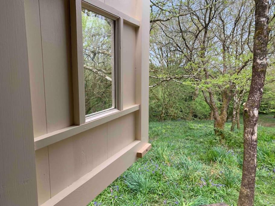 Cornwall Woodland Shepherd'S Hut - Dennis Hut Bodmin Esterno foto